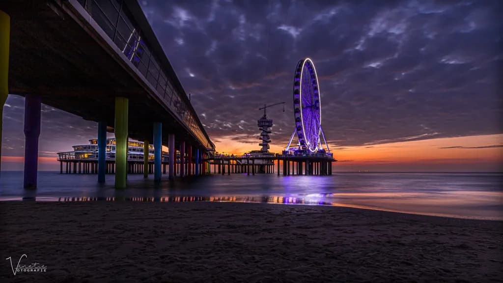 Pier Twilight Reflection