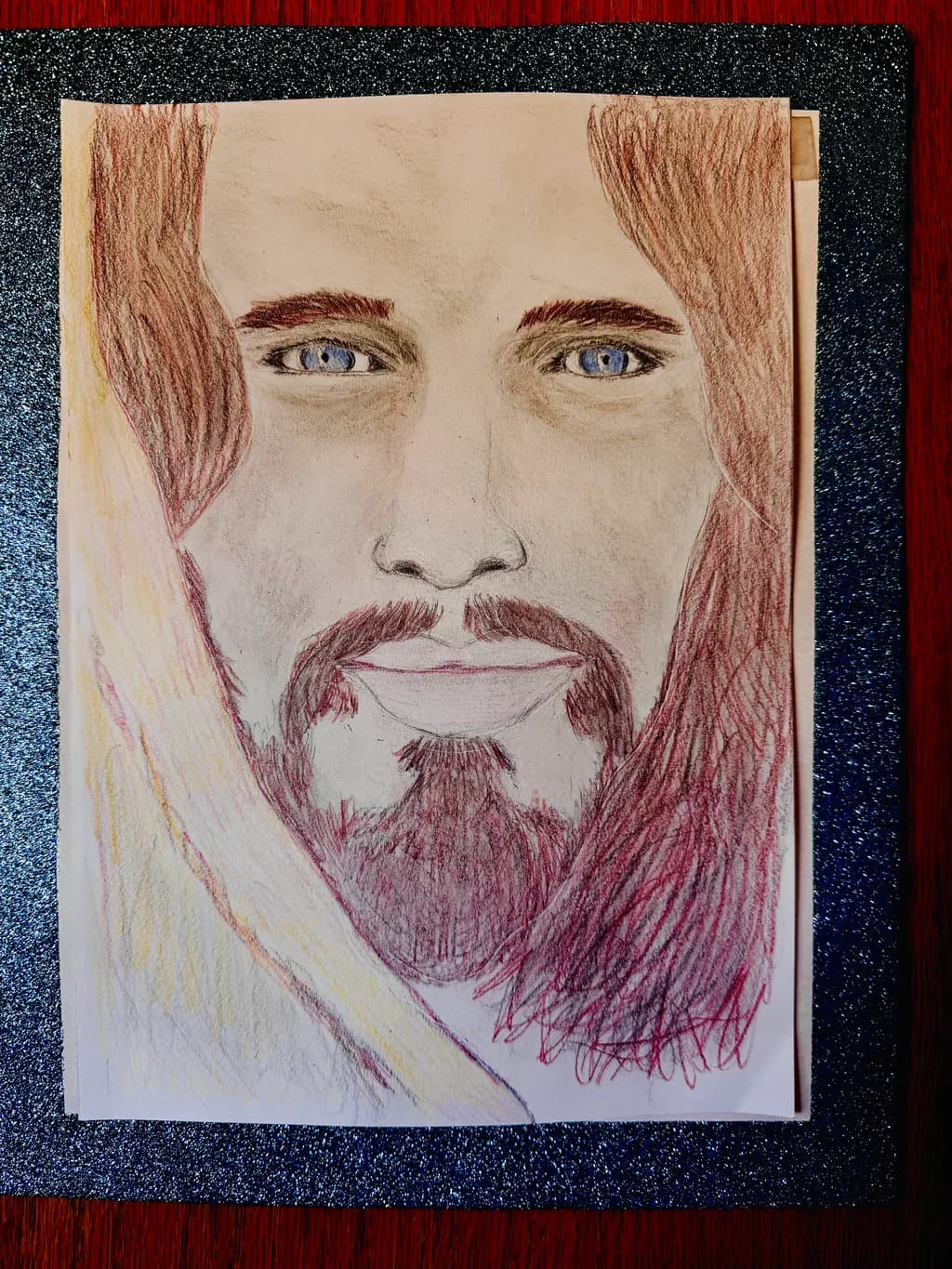 Blue-Eyed Gaze of the Lord Jesus