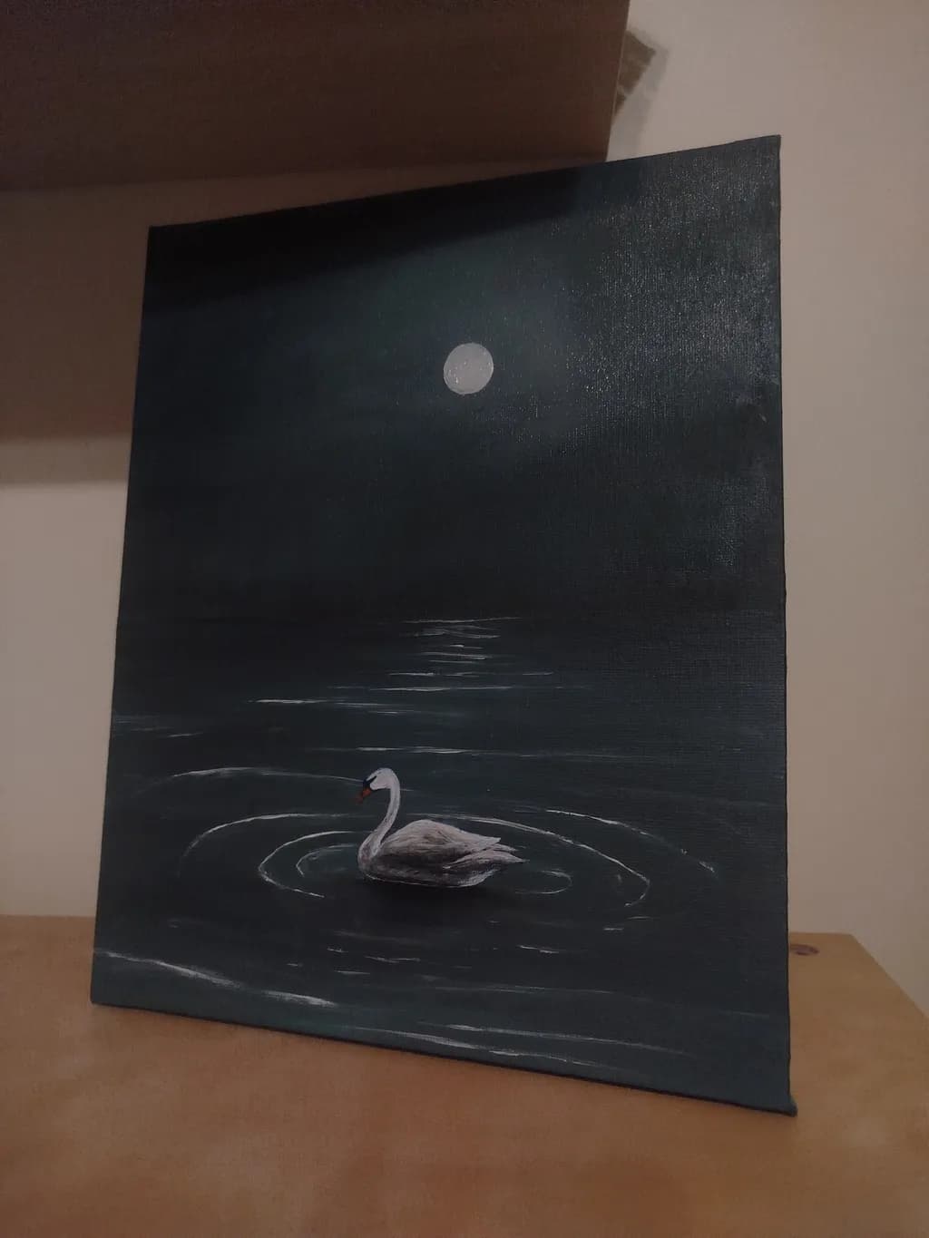 Moonlit Swan