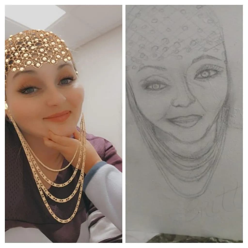 Golden Chains Portrait