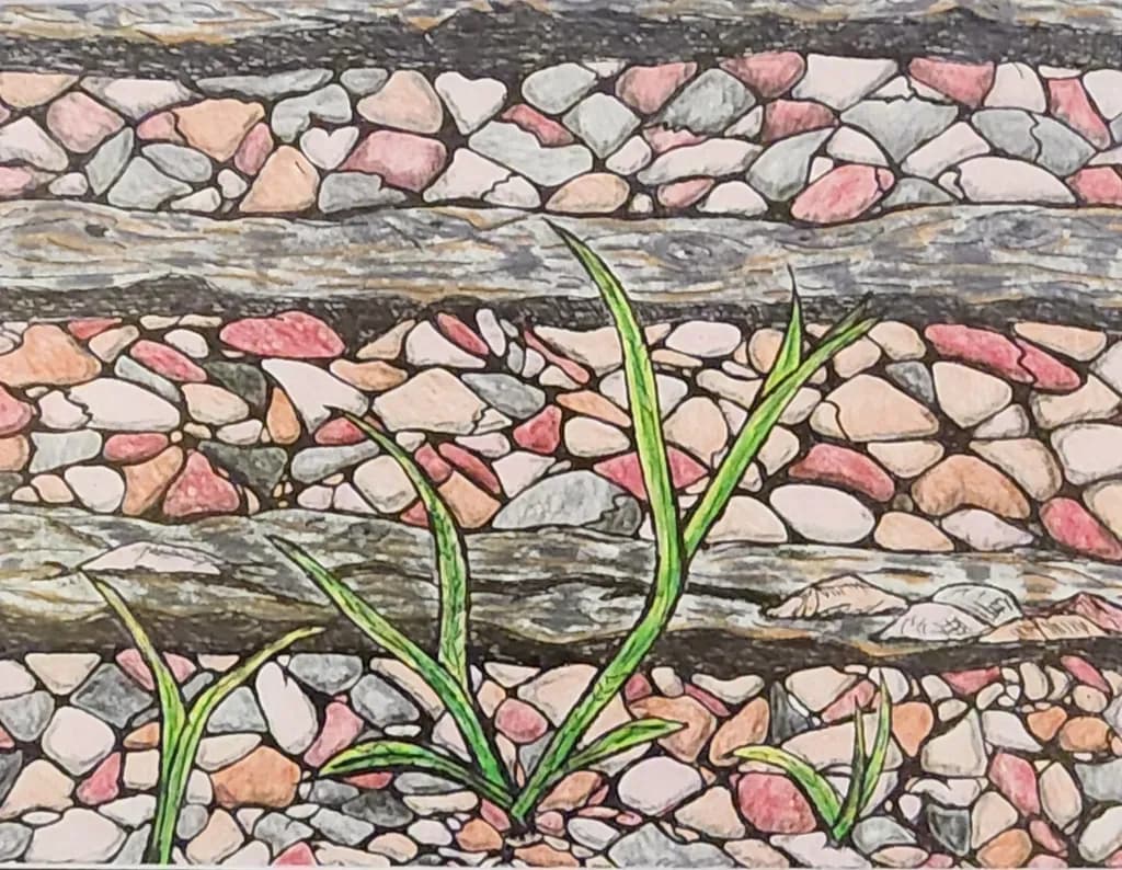 Grasses Among Stones