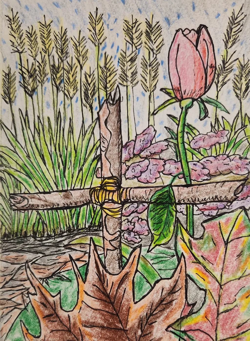 Rustic Garden Crossroads