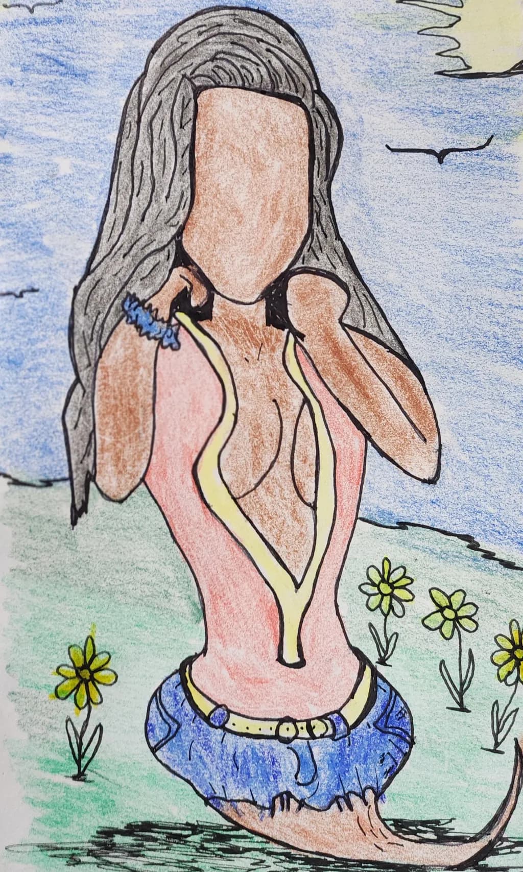 Faceless Summer Muse