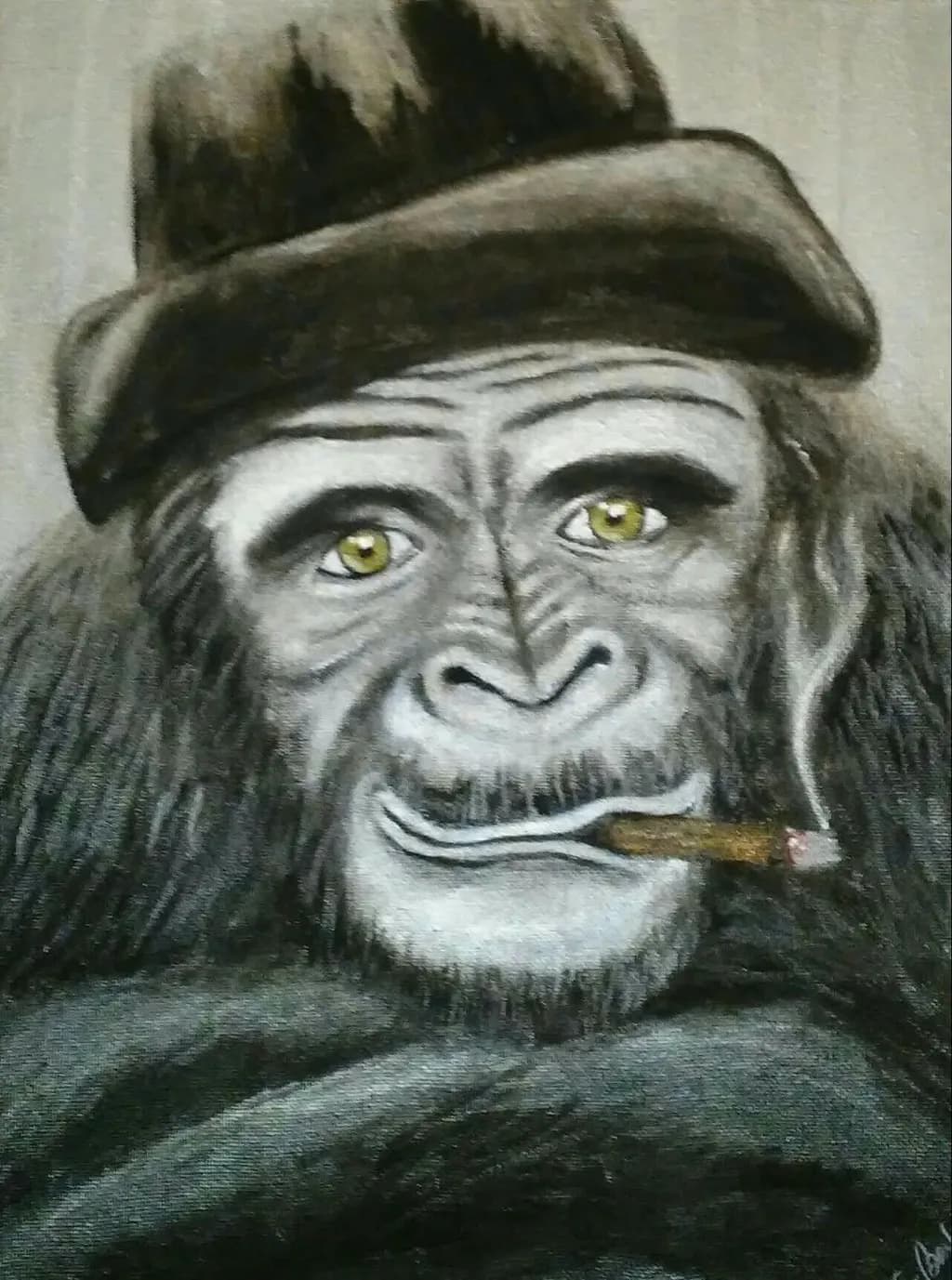 Cigar-Smoking Gorilla