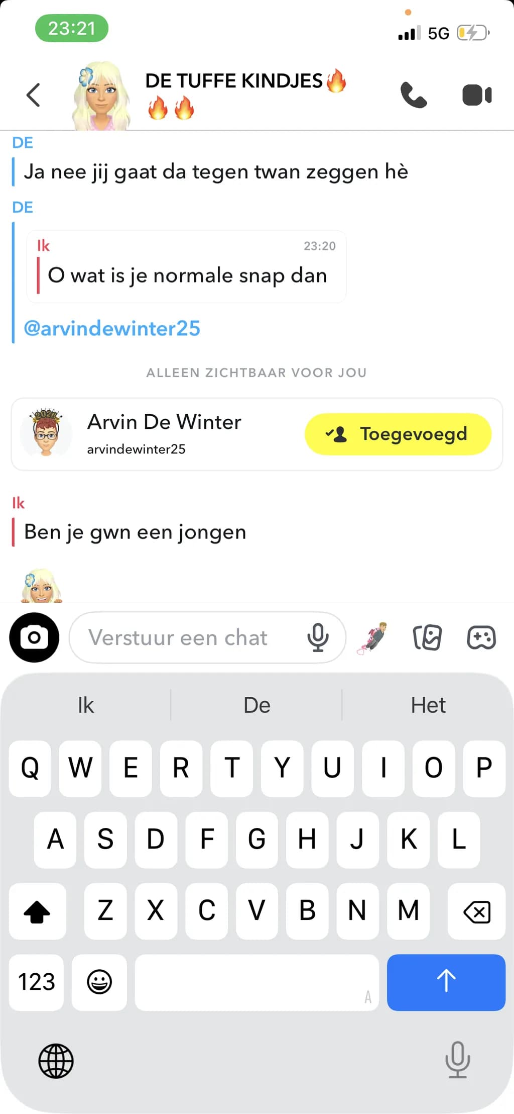 Snap Conversation