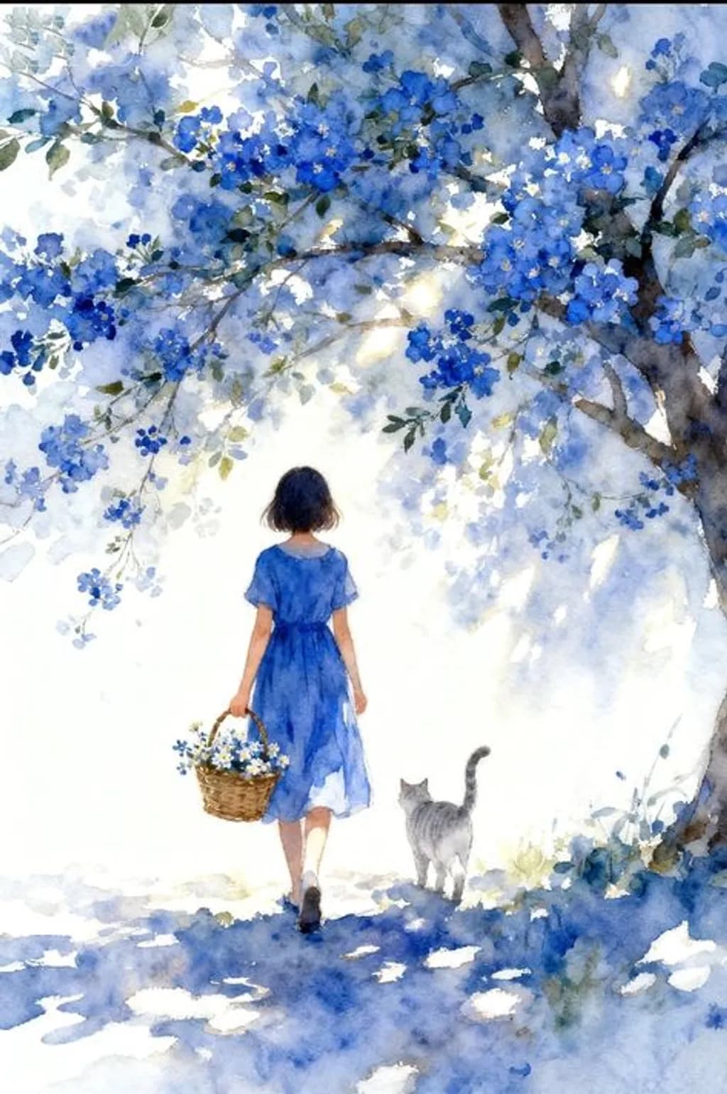Blue Blossom Walk