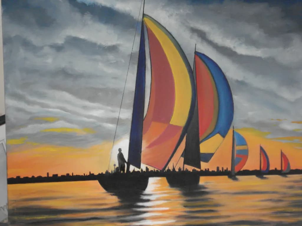 Sailboat Sunset Parade