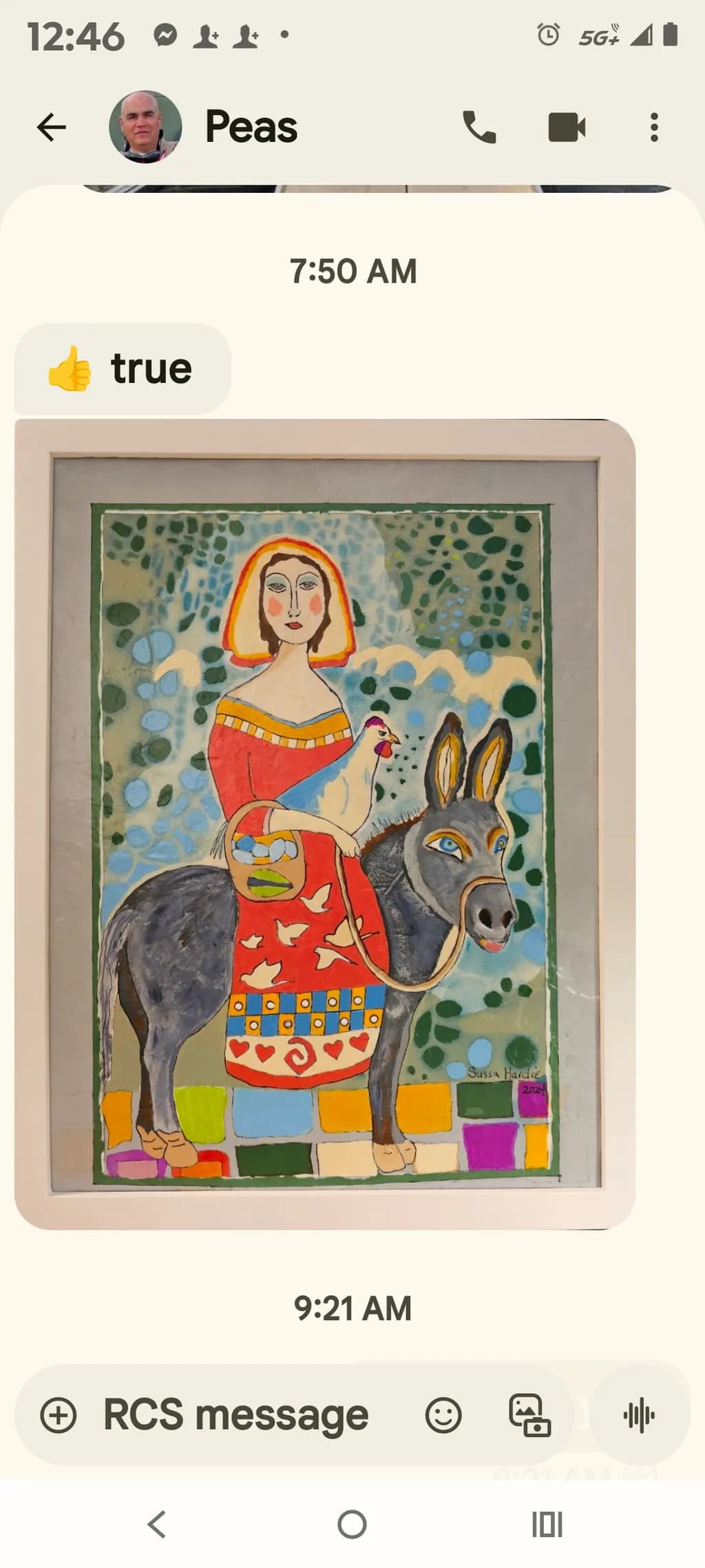 Donkey Ride with Hen