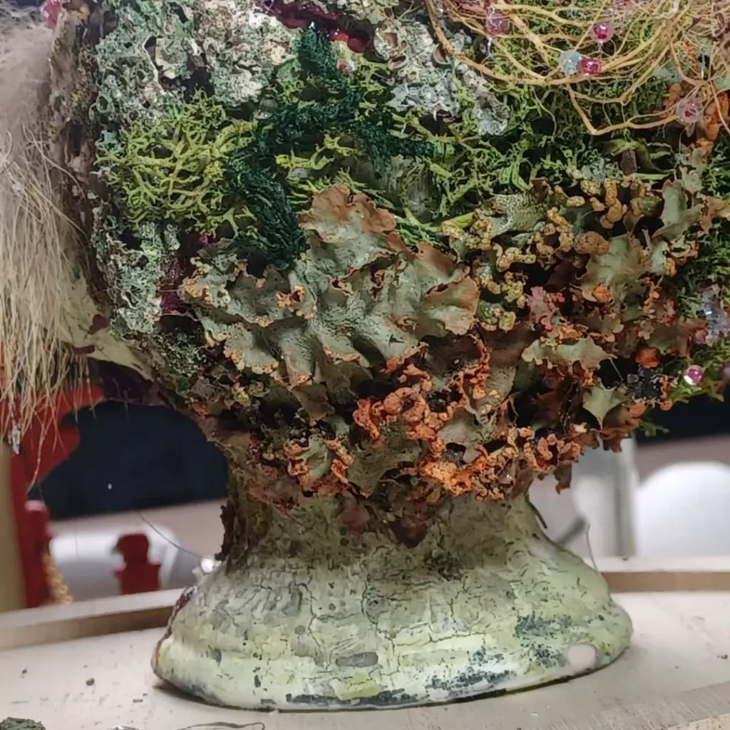 Moss Mosaic Bust