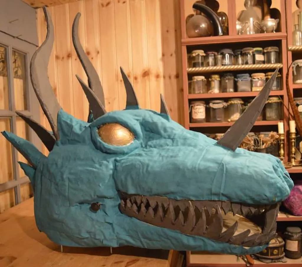 Blue Dragon Mask