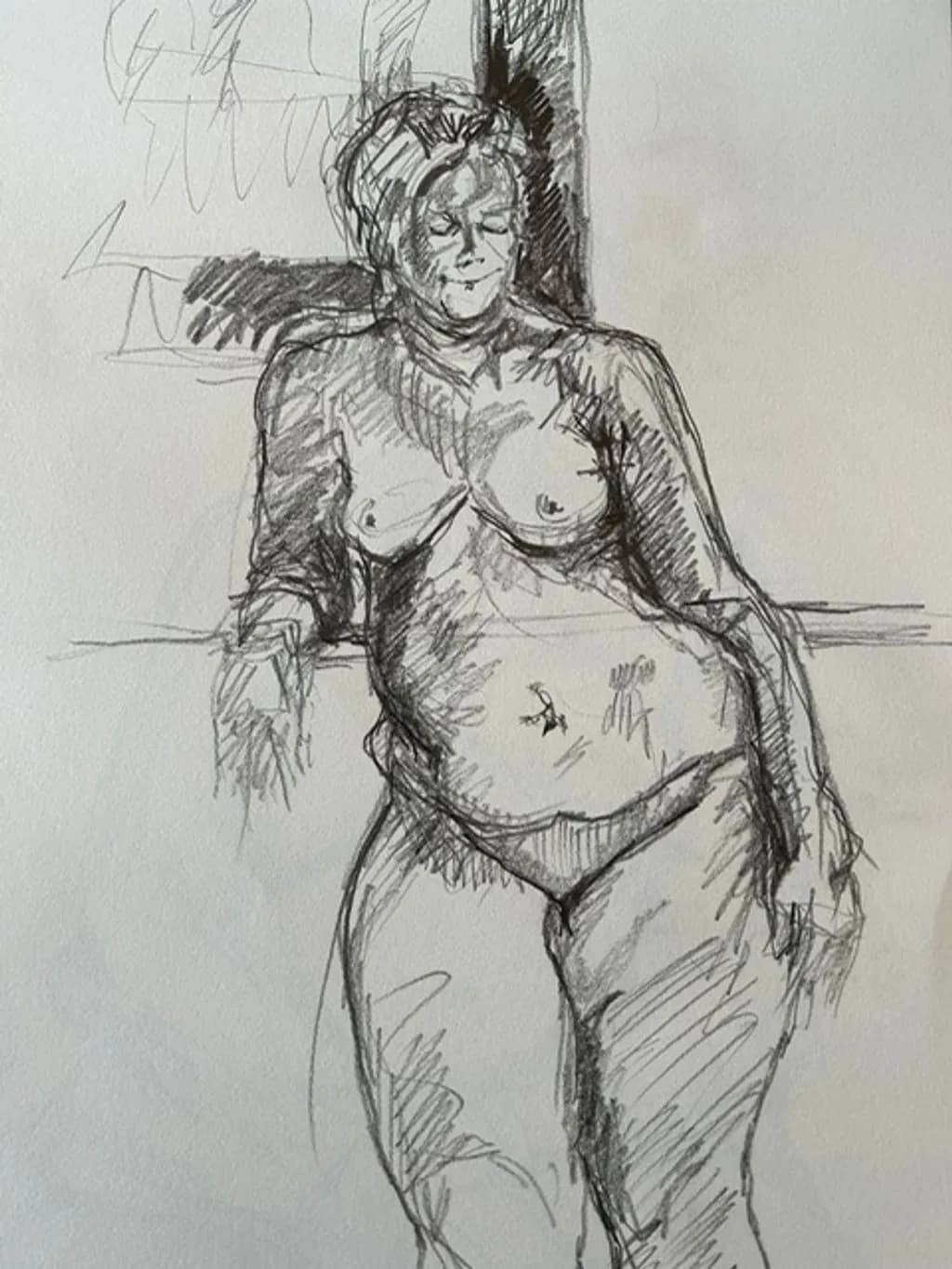 Big Woman Life Drawing
