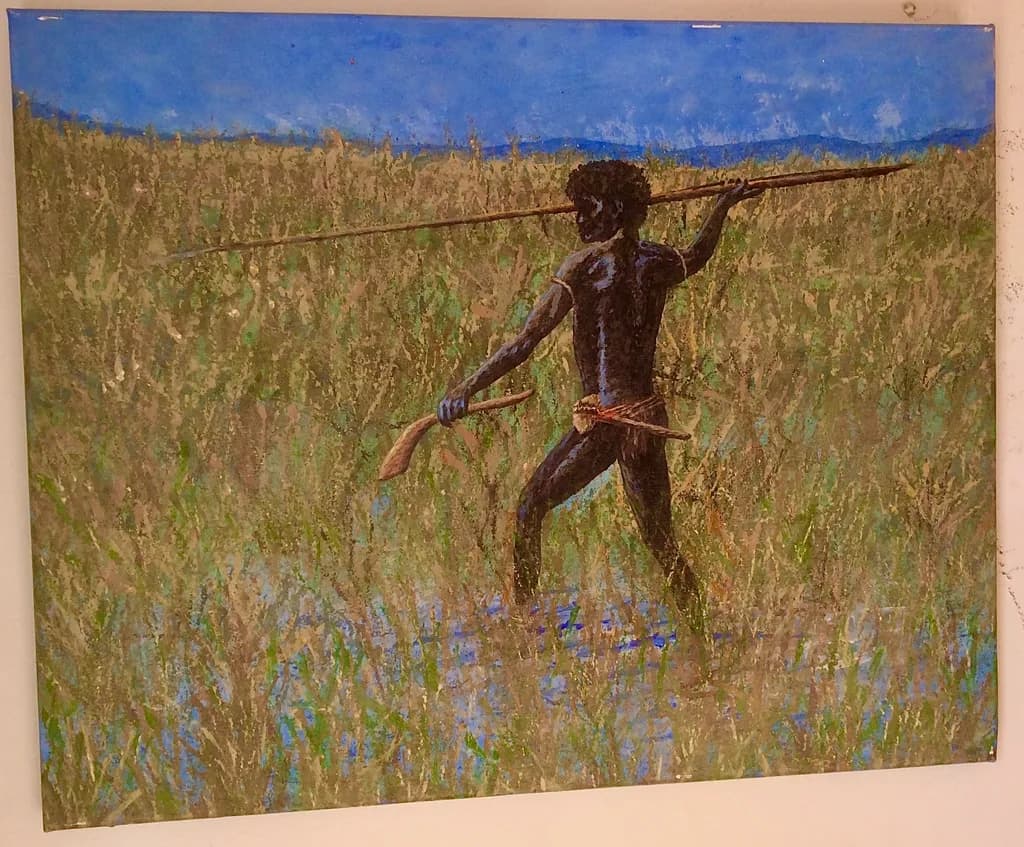 Hunter in the Marshlands