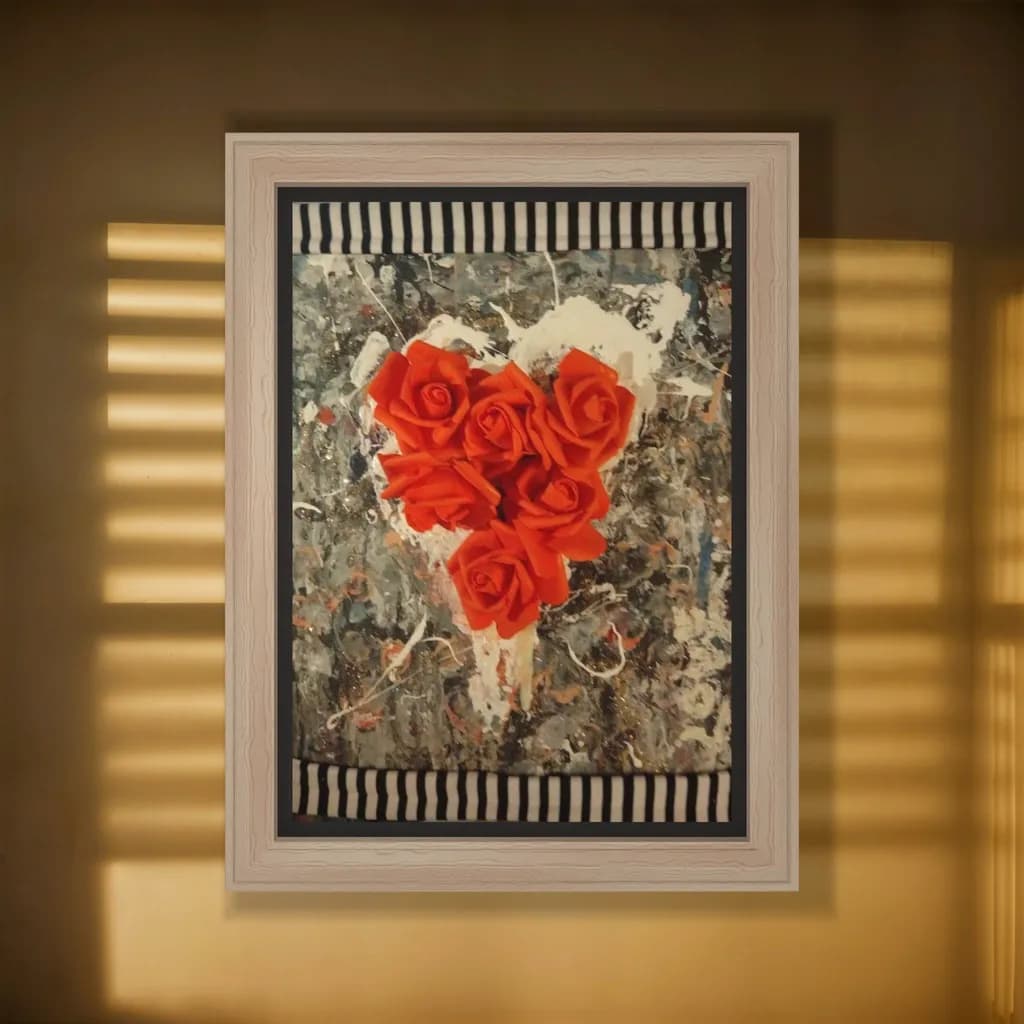 Fragmented Heart Roses