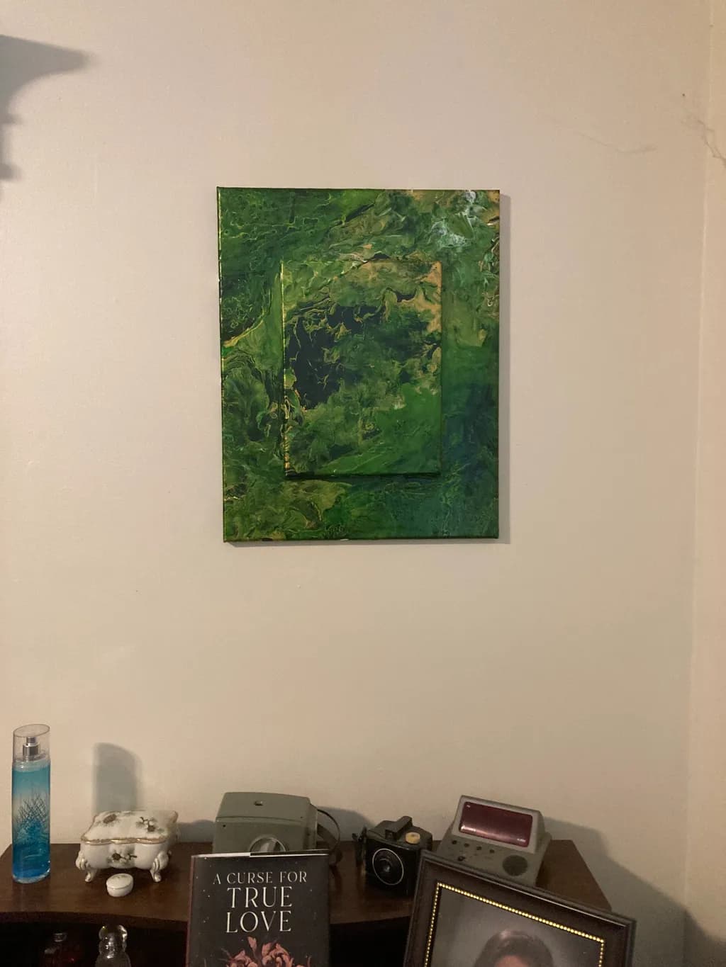 Green Abstract Painting