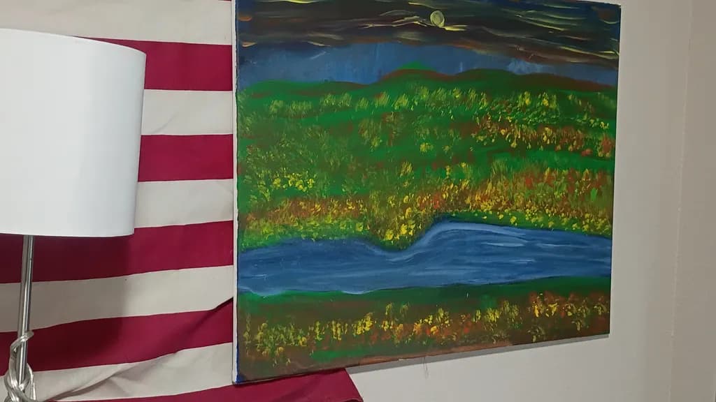 River Meadow Nightscape