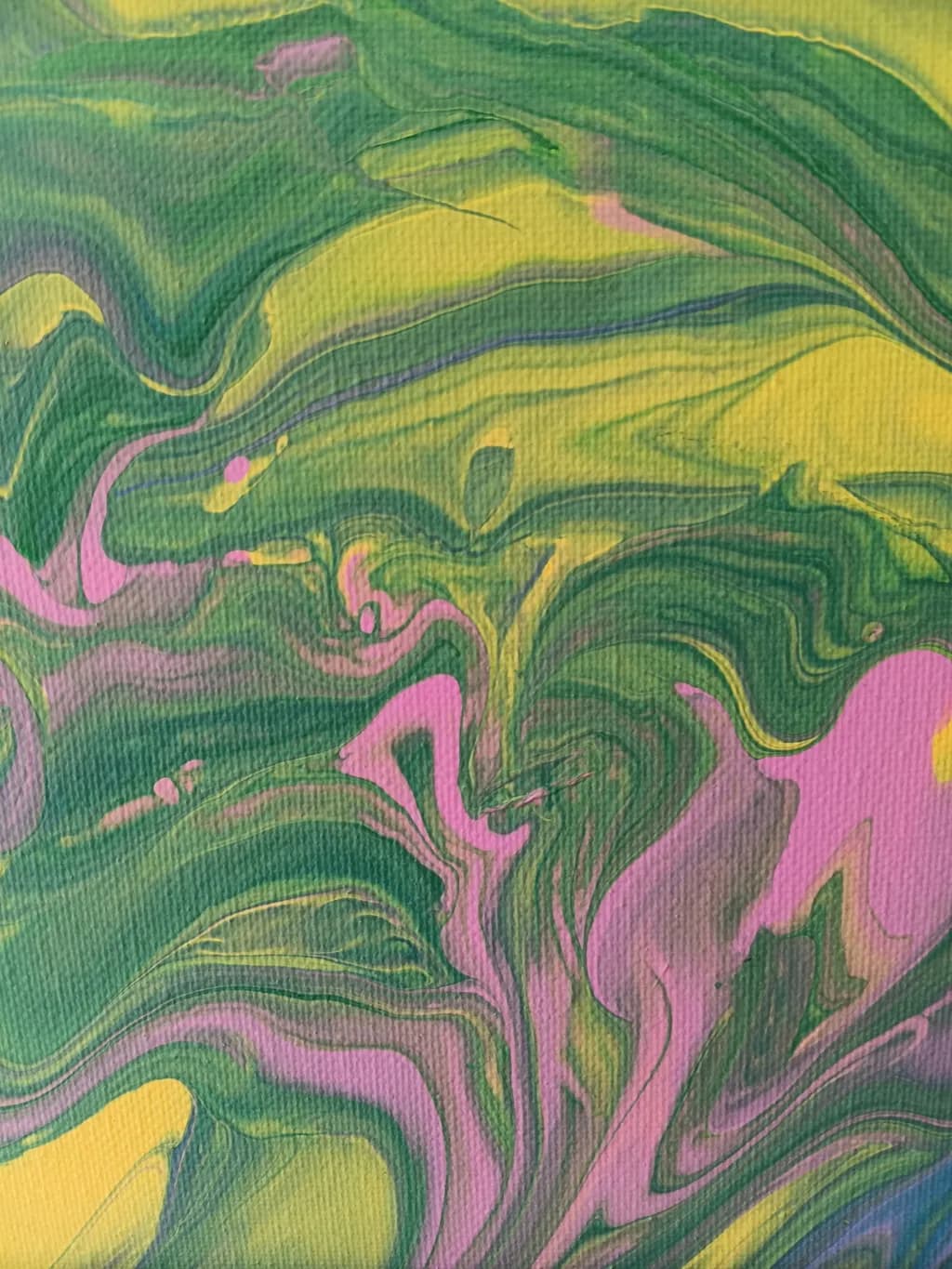 Flowing Greens and Pinks