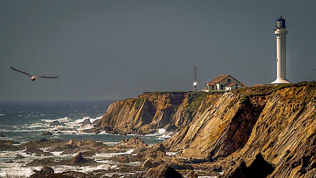 Point Reyes Lighthouse Coastline