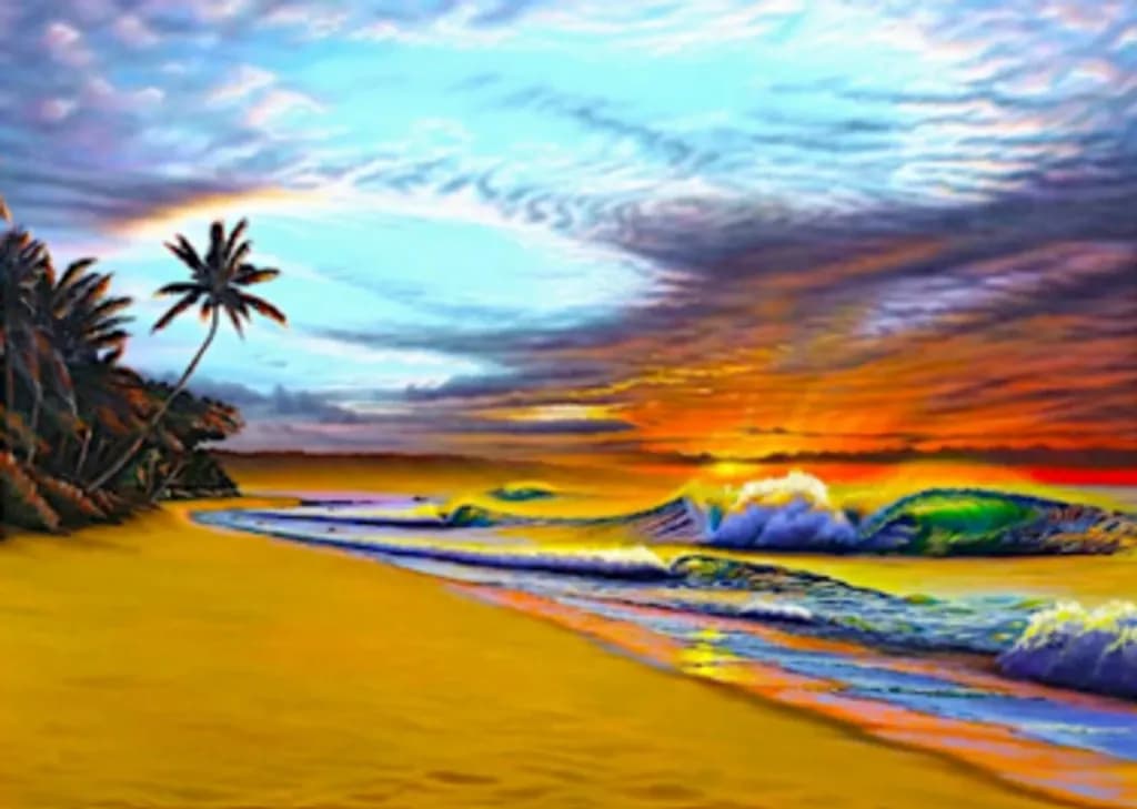 Sunset Surfscape