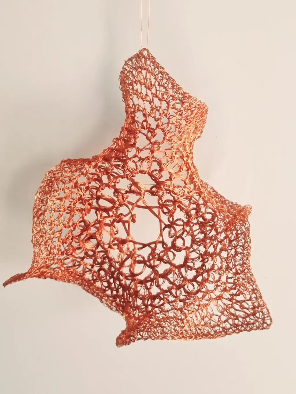 Woven Copper Sculpture