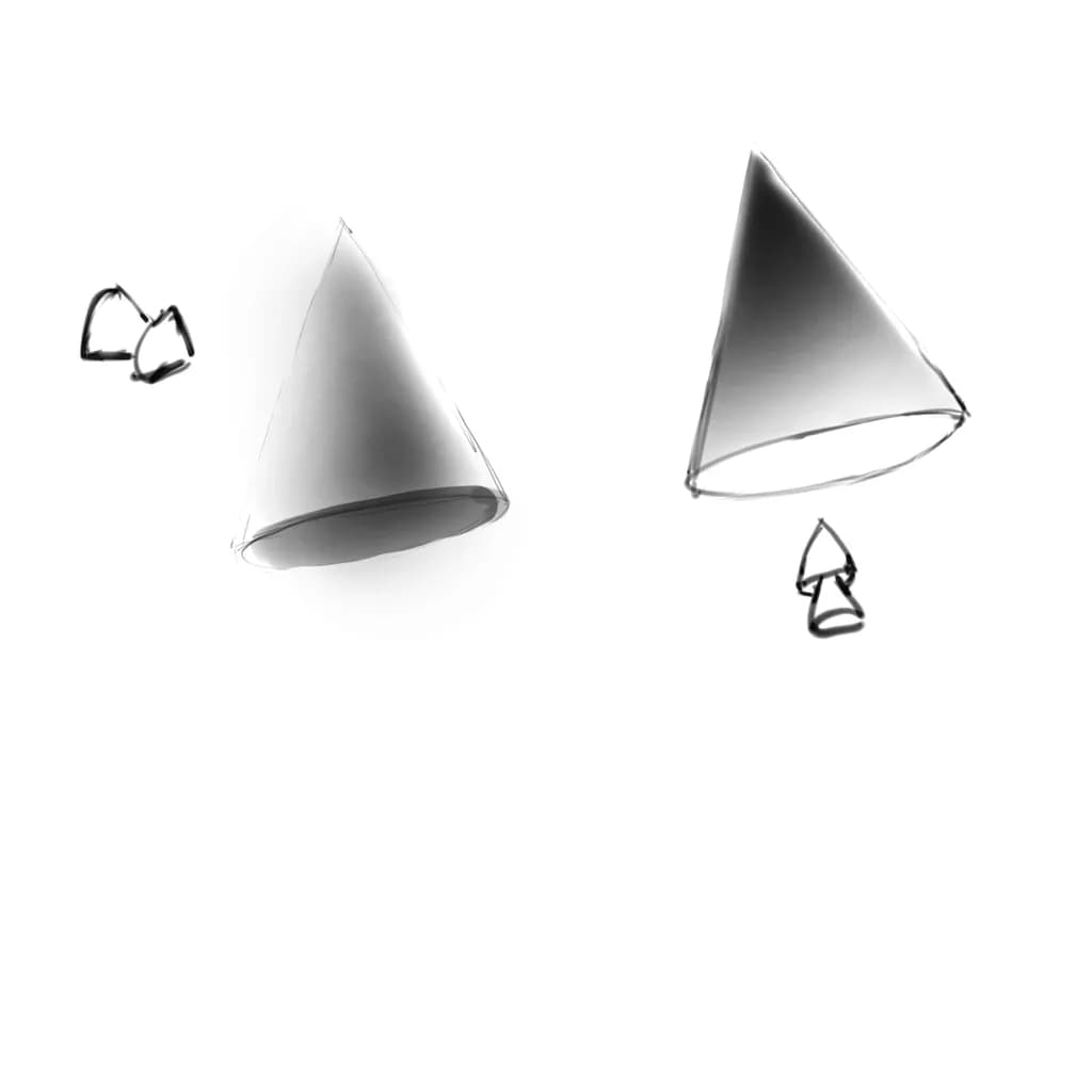Shaded Cones