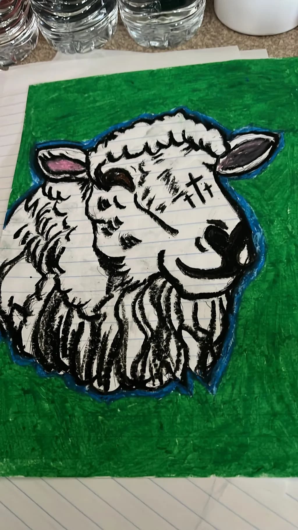 Green Pasture Sheep