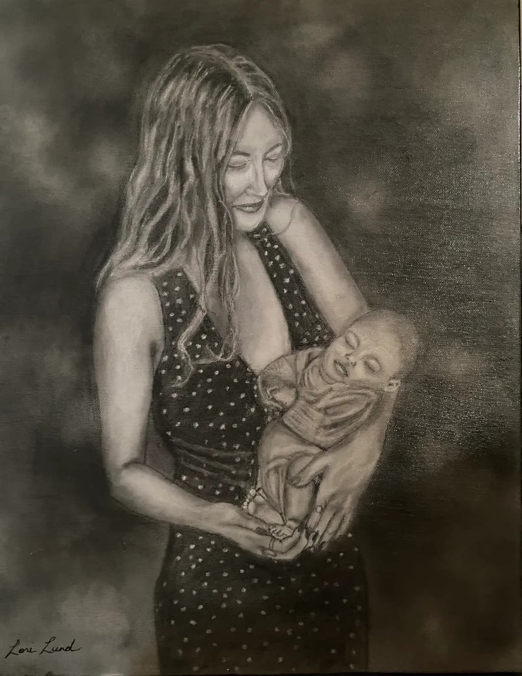 Mother and Child Embrace