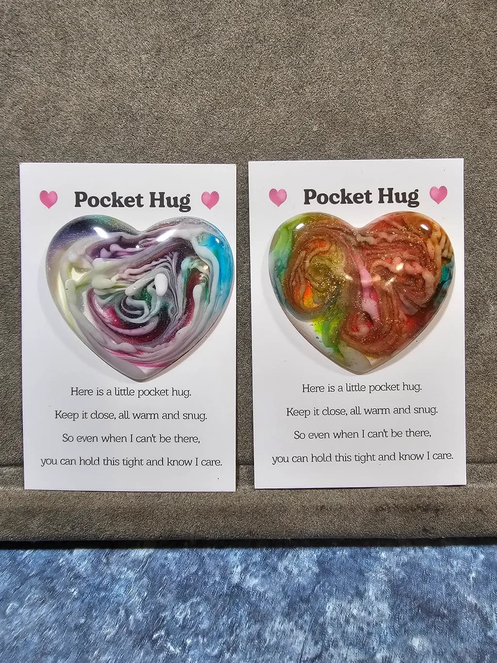 Swirled Heart Pocket Hug