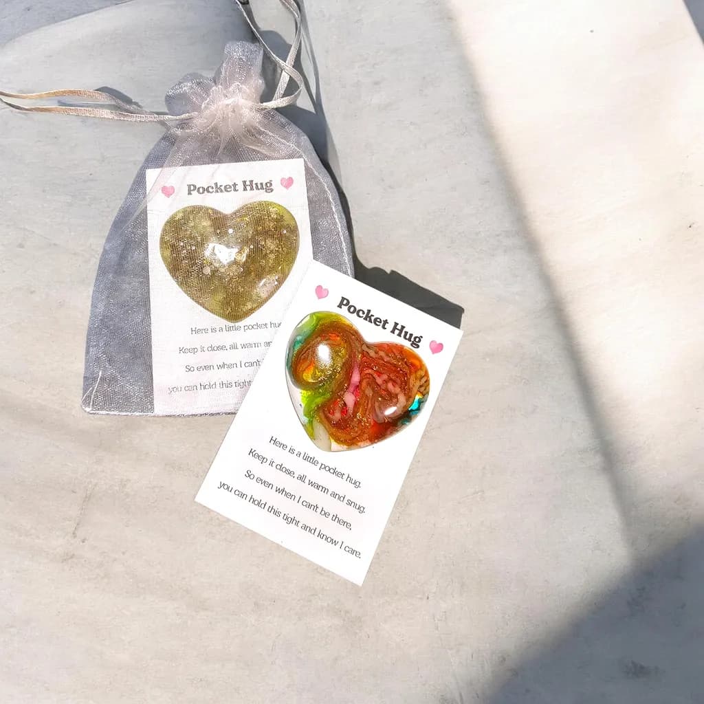 Resin Heart Keepsake