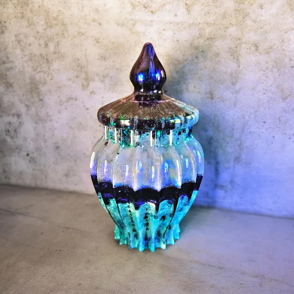 Iridescent Glass Vessel