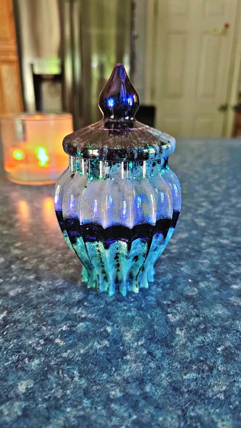 Blue Glass Vessel