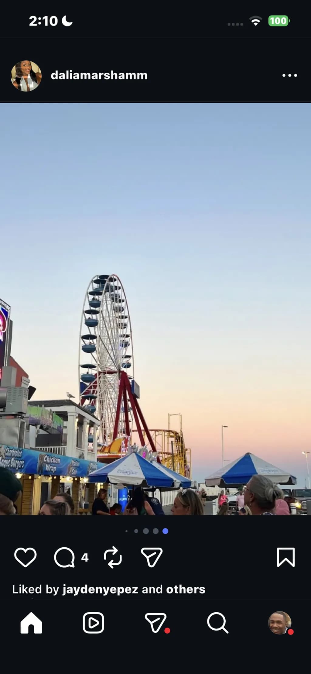 Evening at the Ferris Wheel