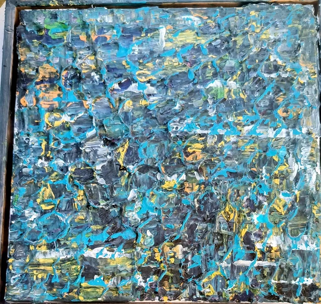 Abstract Blue Tapestry