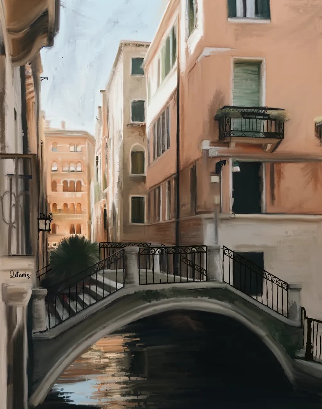 Venetian Bridge View