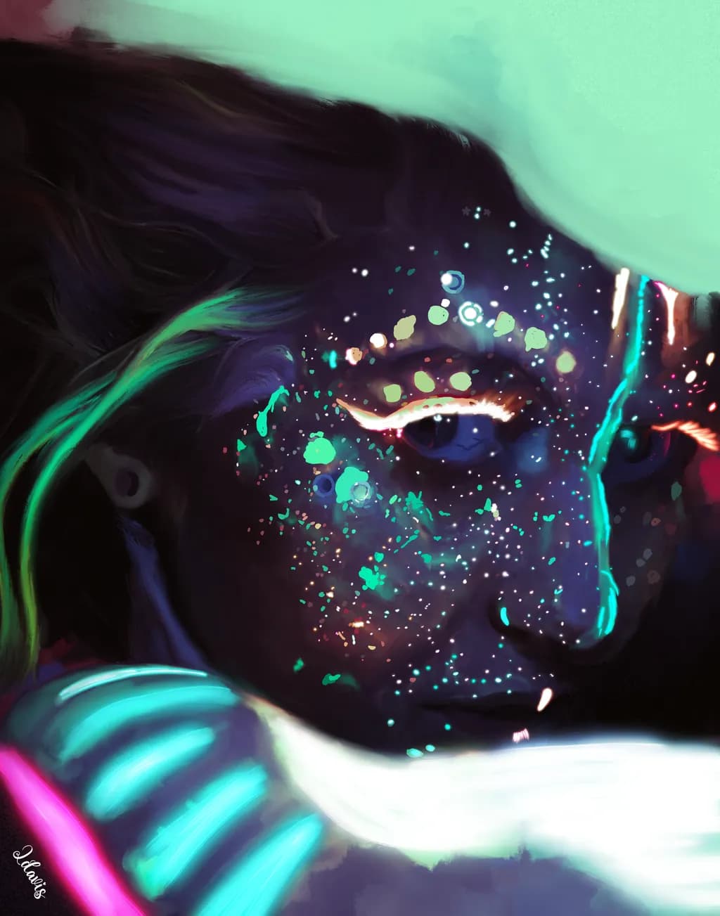Neon Face Glow