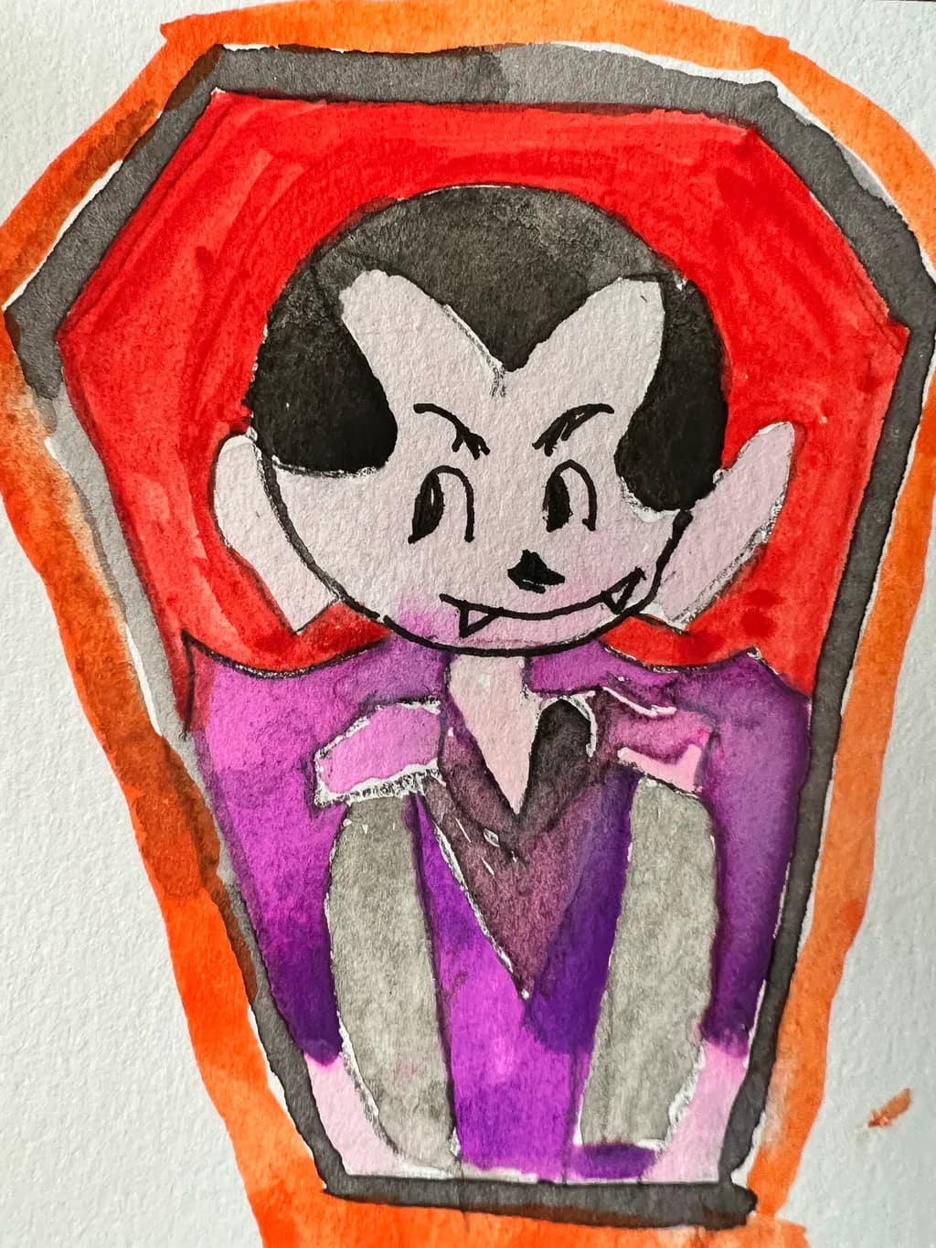 Vampire in Coffin