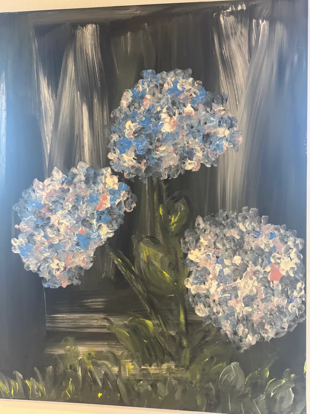 Blue Flower Clusters
