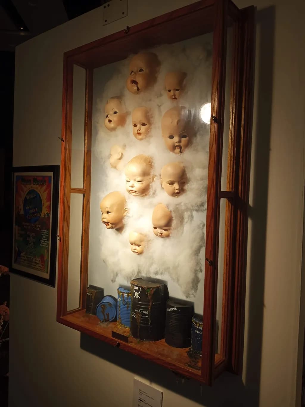 Doll Heads Display