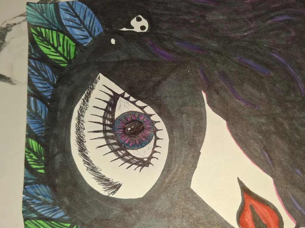 Eye and Feathers