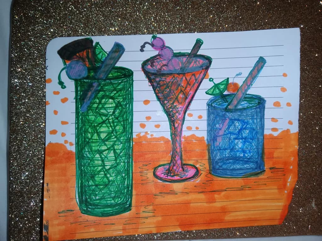 Colorful Cocktail Trio