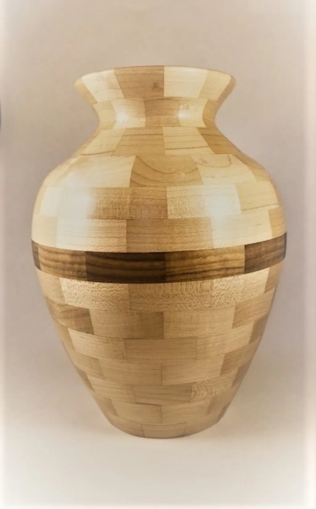 Segmented Wood Vase