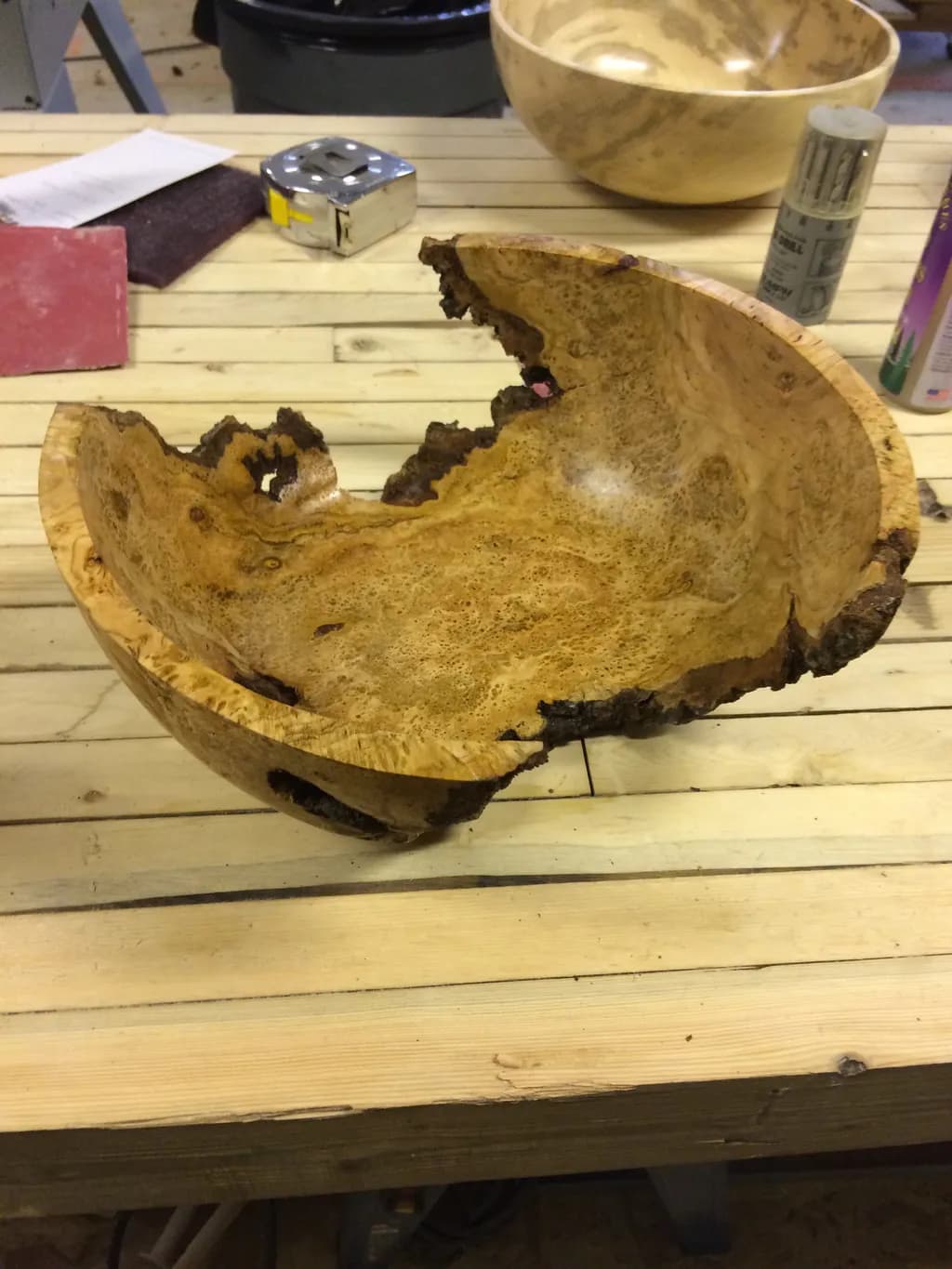 Cherry Burl Bowl