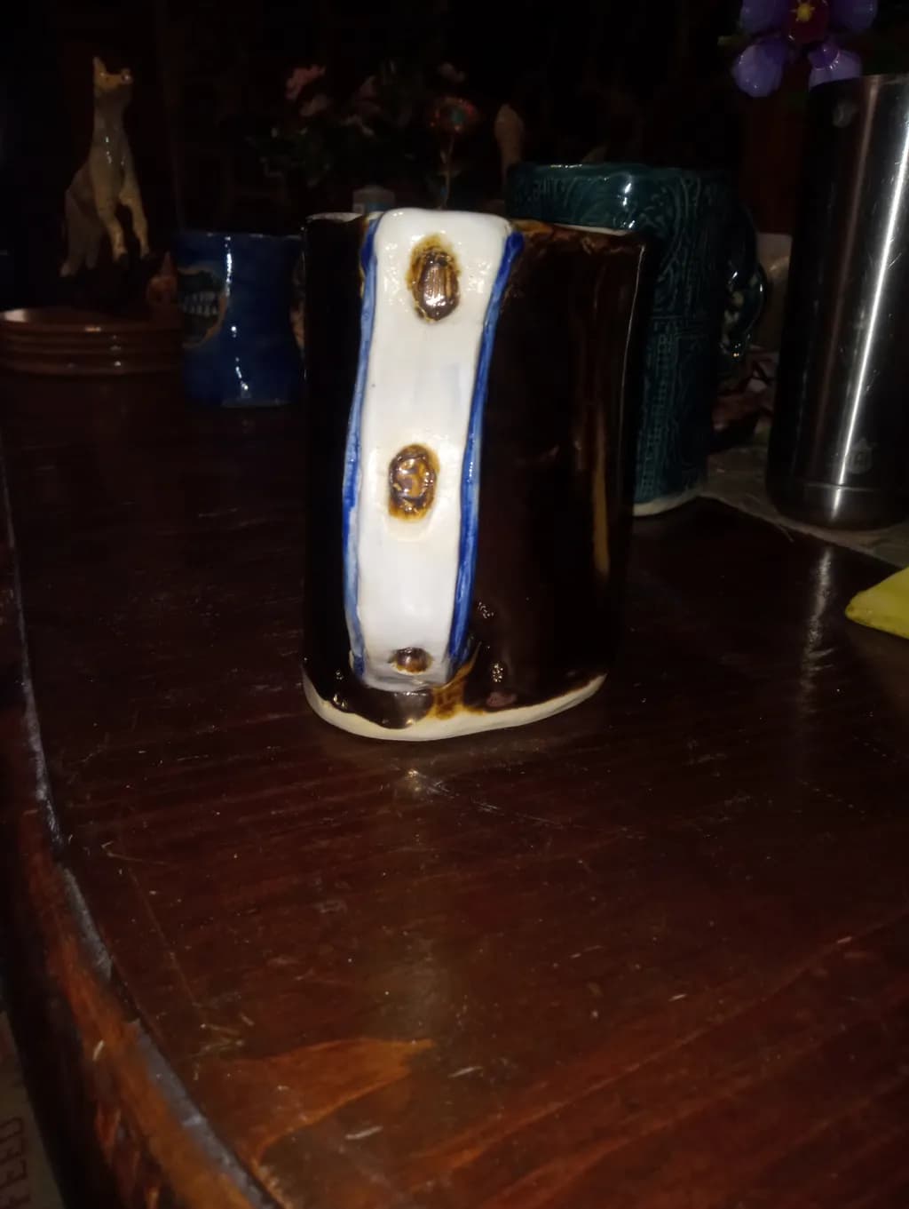 Brown Stripe Vase