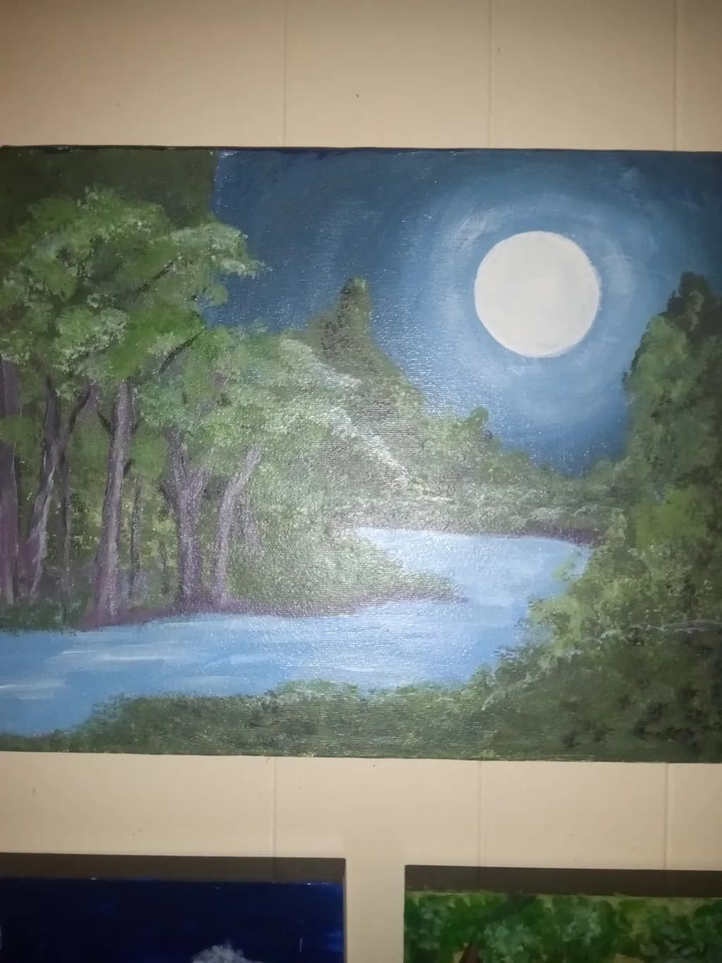 Moonlit Riverbank
