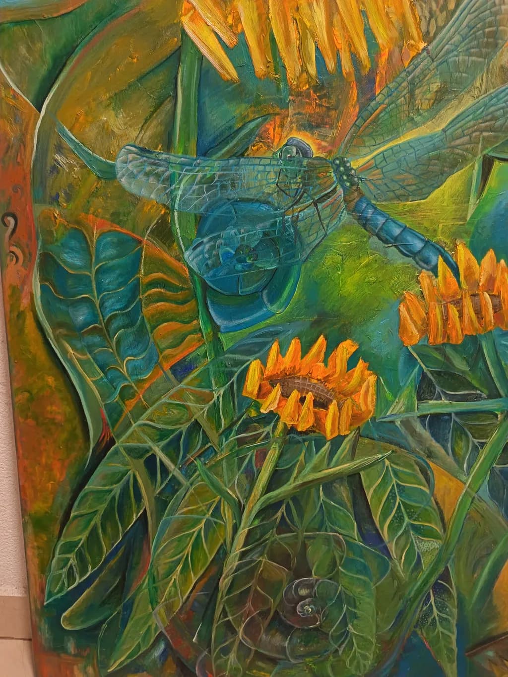 Sunlit Dragonfly