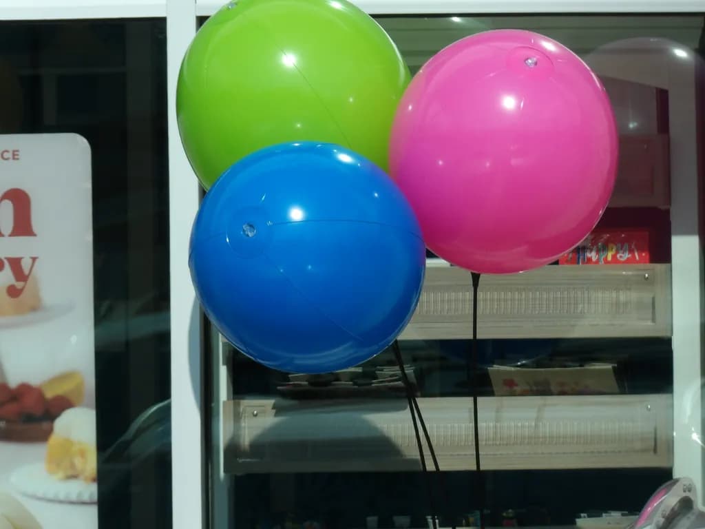 Colorful Balloons Trio