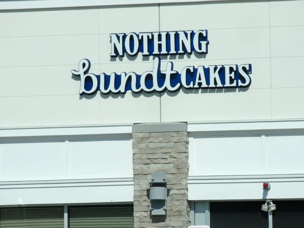 Nothing Bundt Cakes Sign