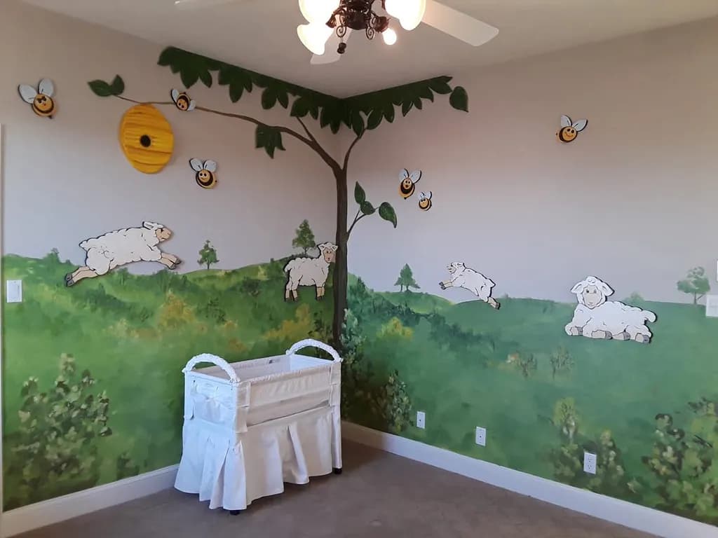 Lamb Meadow Mural