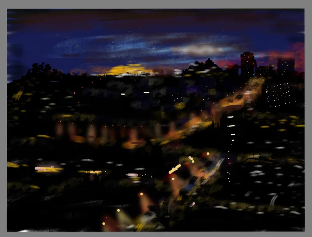 City Nightscape Glow