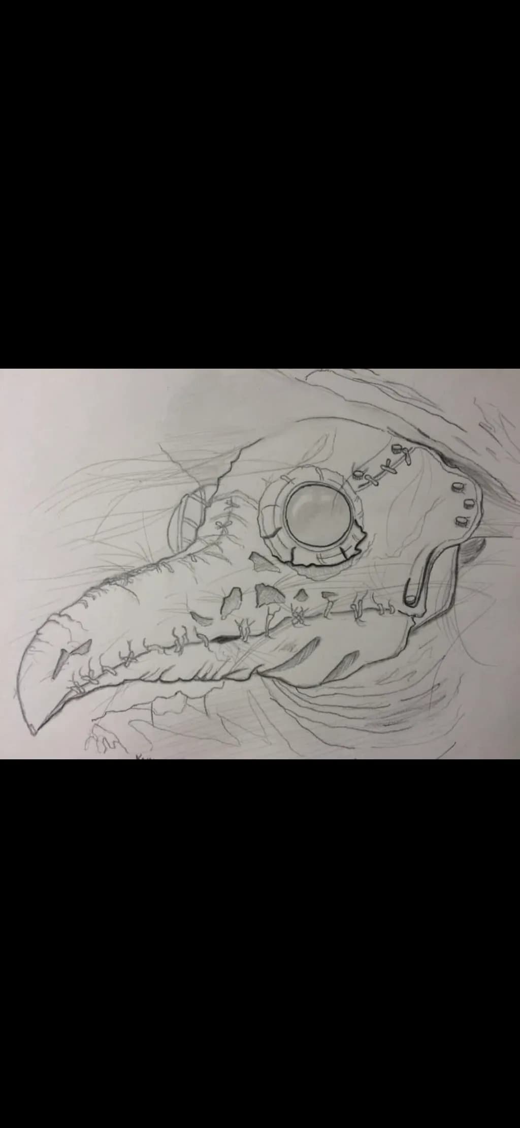 Worn Plague Beak