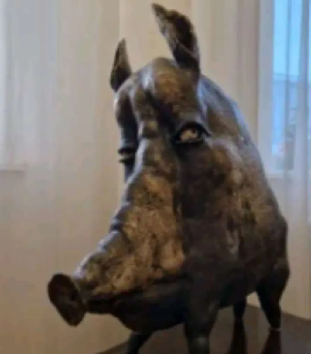 Contemplative Boar